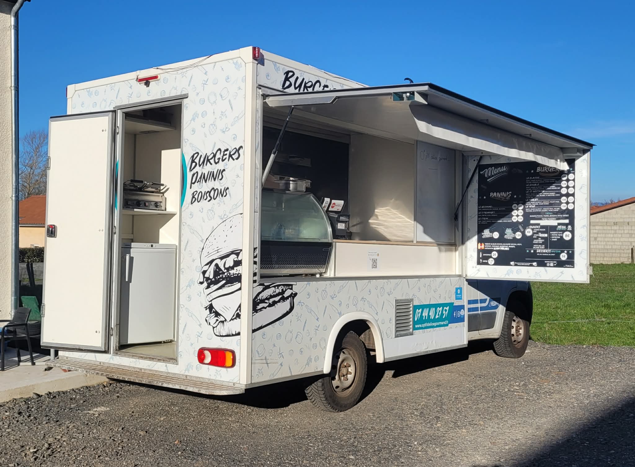 Food truck Fiat Ducato VASP Hedimag tout équipé — vue 2